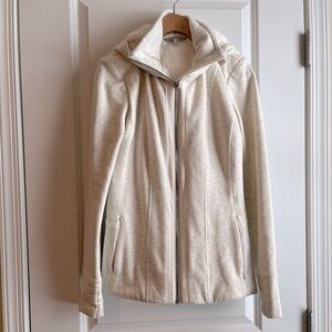 Athleta hooded jacket with sherpa lining